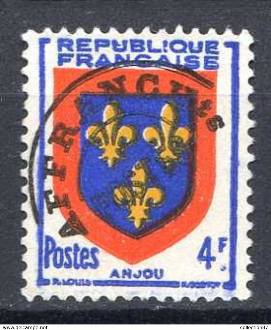 FRANCE VARIETÉ < PREO N° 105 Ø < MOT " POSTES " PARTIELLEMENT ABSENT Ø Oblitéré  Used - Used Stamps