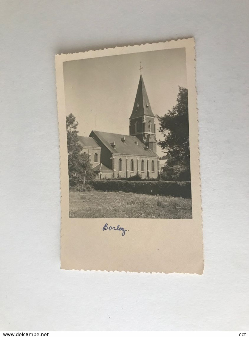 Borlez Faimes  CARTE PHOTO De L'église  (1947) - Faimes