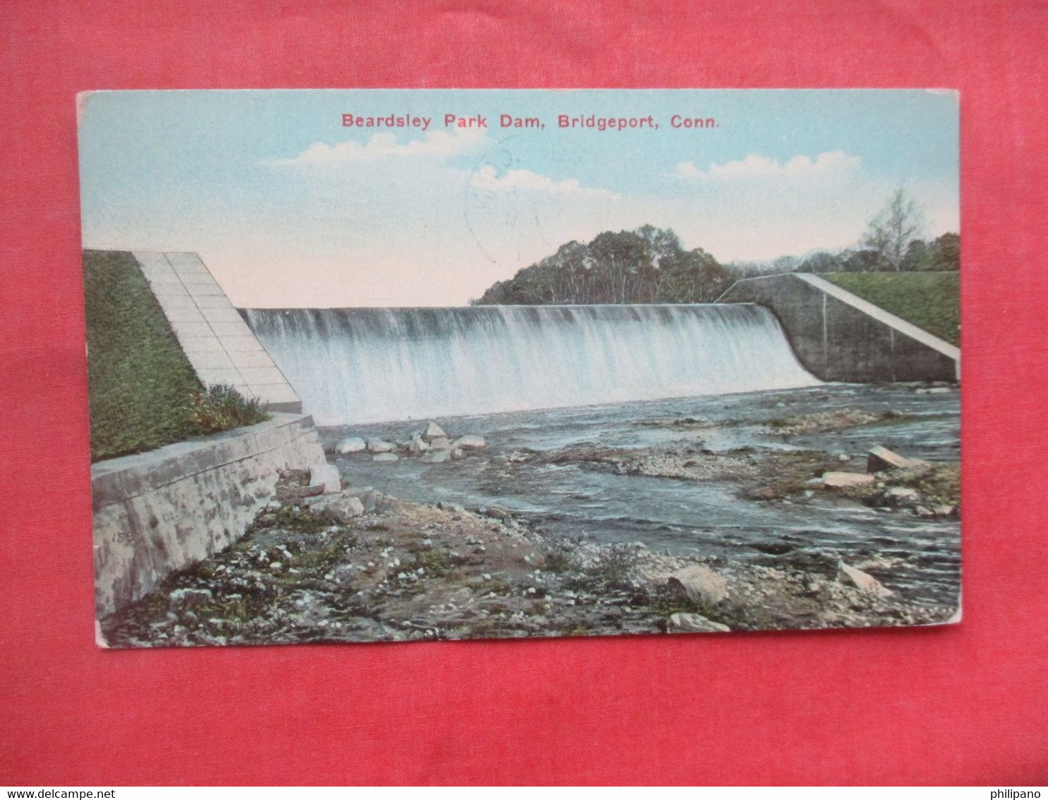 Beardsley Park Dam  Bridgeport Connecticut > Bridgeport   Ref 5757 - Bridgeport