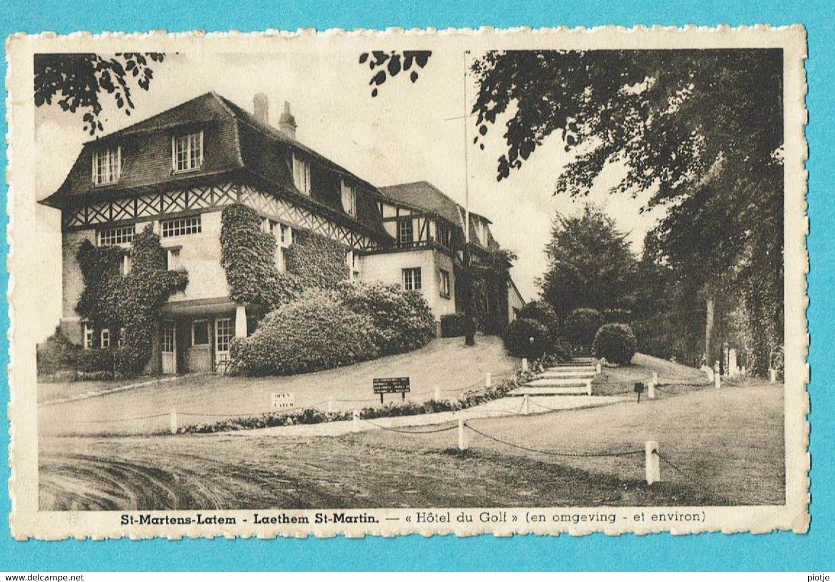 * Sint Martens Latem - Laethem Saint Martin * (Uitgever Van Eetvelde - De Laender) Hotel Du Golf, Unique, TOP, Rare - Sint-Martens-Latem