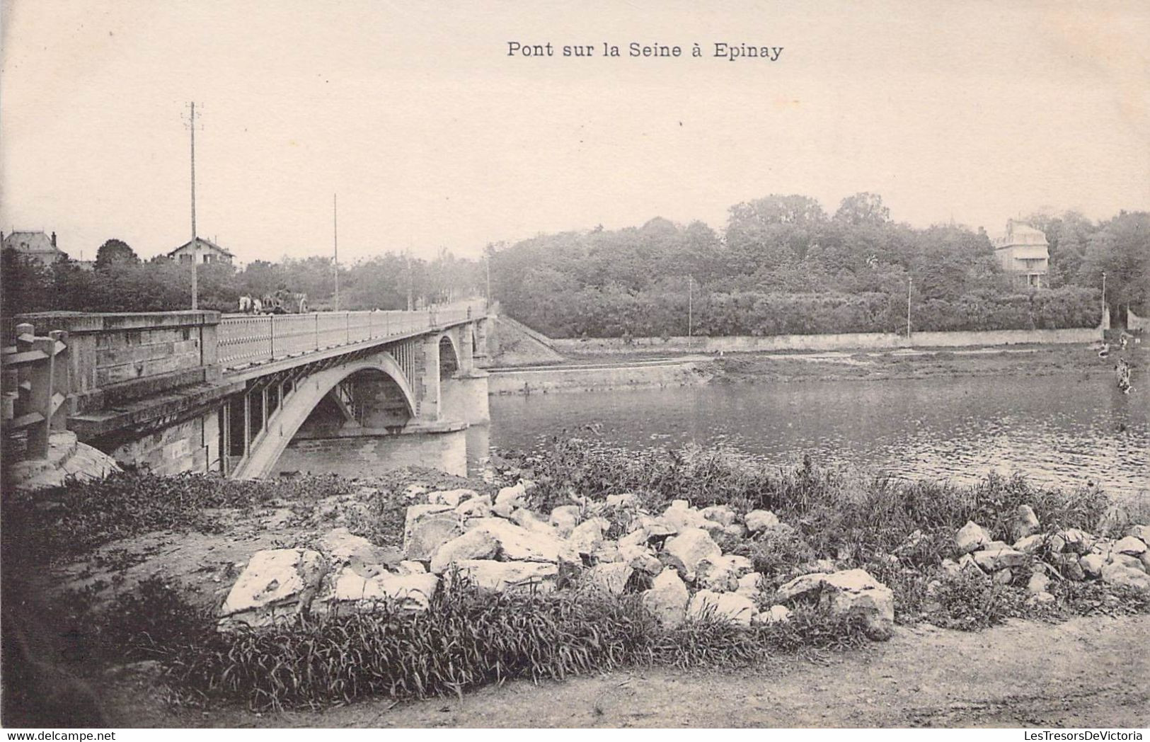 CPA - 93 - Epinay - Pont Sur La Seine - Dos Non Divisé - Autres & Non Classés