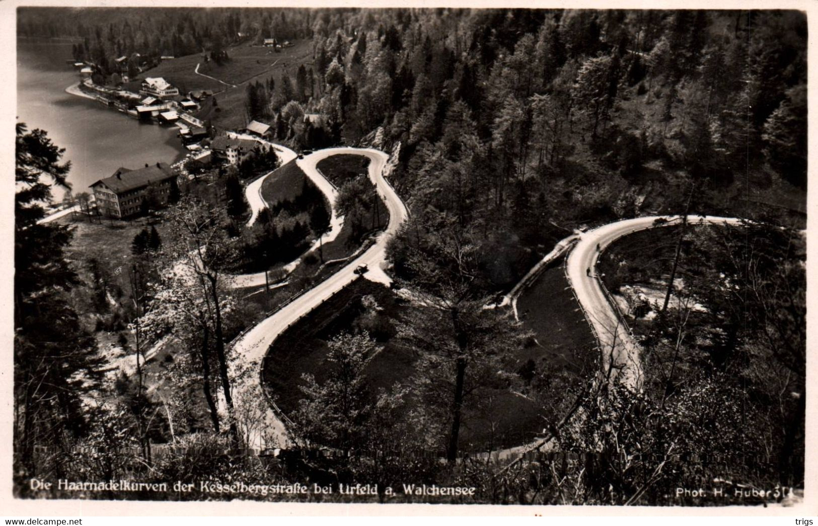 Urfeld A. Walchensee - Die Haarnädelkurven Der Kesselbergstraße - Wesseling