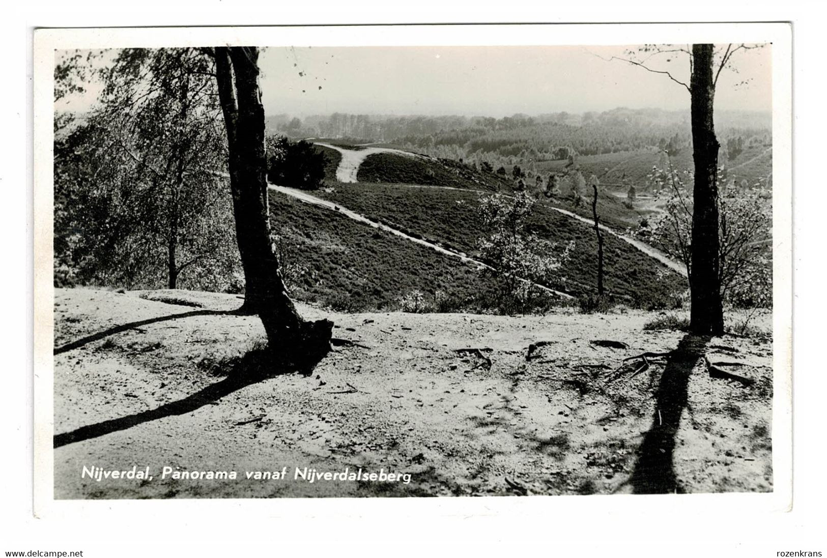 Nijverdal - Panorama Vanaf Nijverdalseberg 1958 - Nijverdal