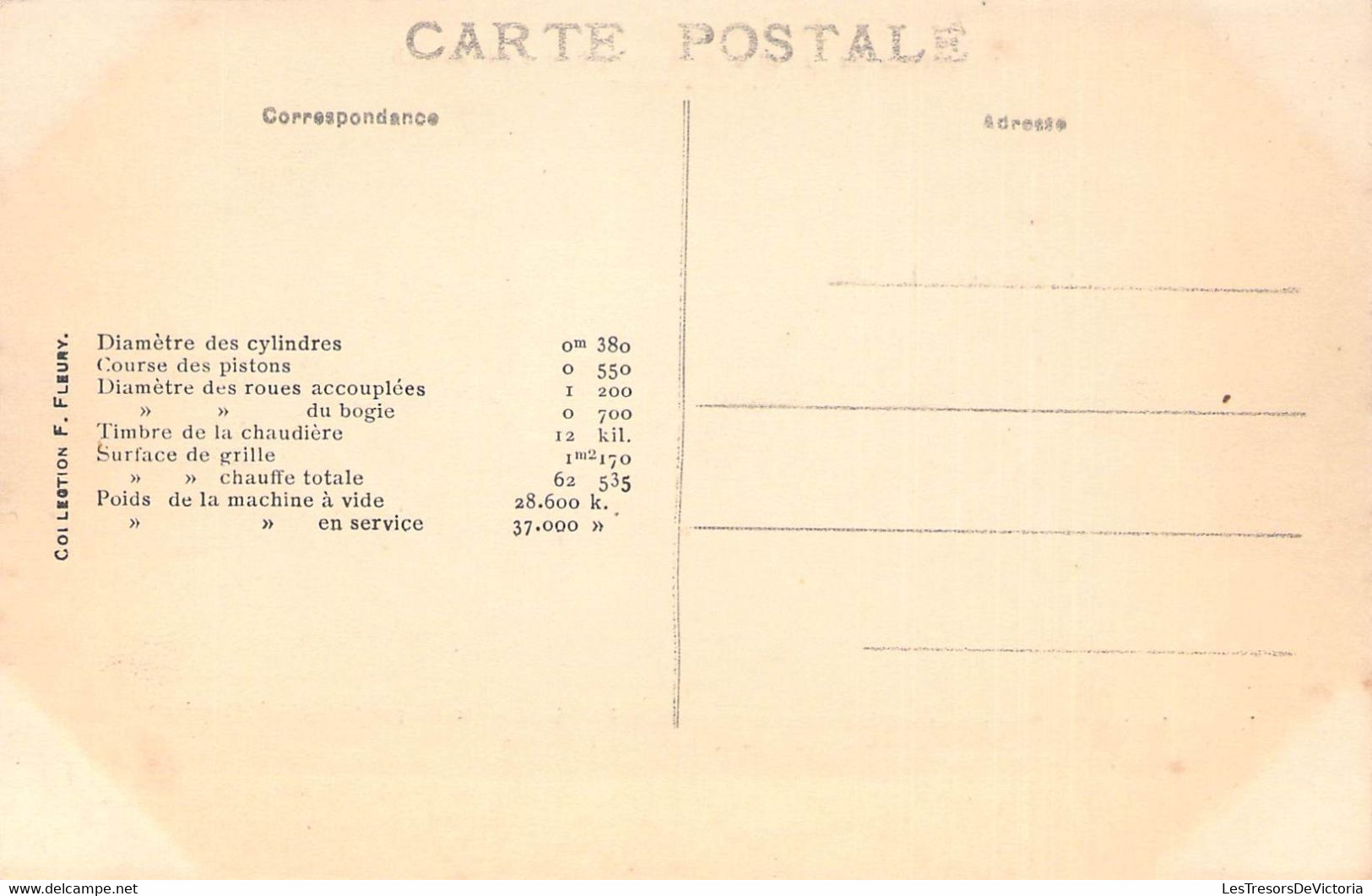 CPA France - Les Locomotives - Chemins De Fer Du Sud De La France - Réseau Littoral - Locomotives Tender - F Fleury - Treinen