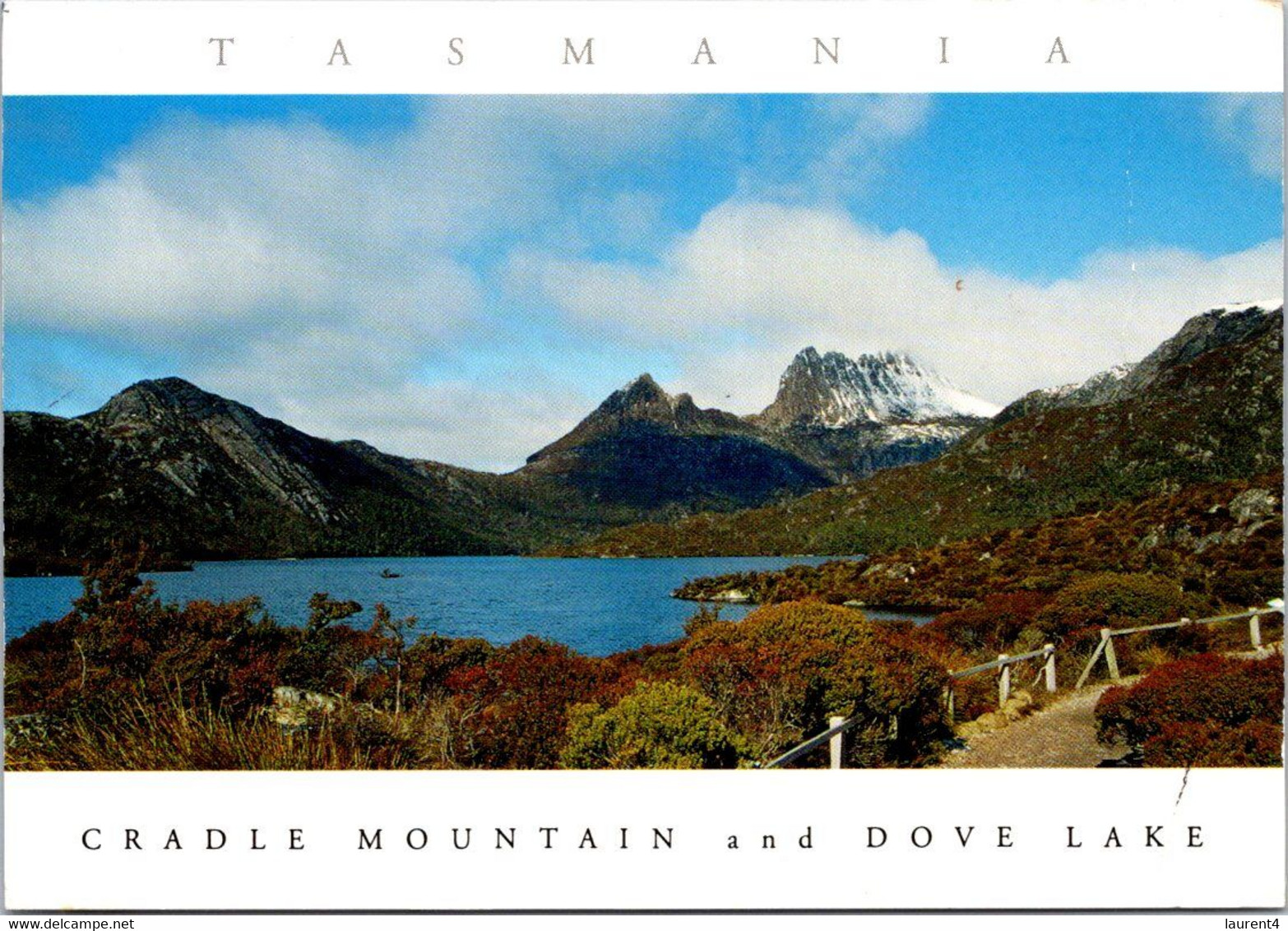 (2 J 60) (OZ)  Australia - TAS - Cradle Mountains & Dove Lake (posted With TV Stamp No Postmark) - Wilderness
