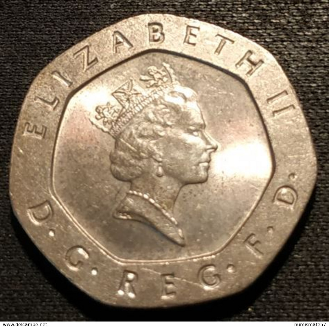 GRANDE BRETAGNE - 20 PENCE 1989 - Elizabeth II - 3e Effigie - Cupronickel - Neuve - UNC - KM 939 - 20 Pence