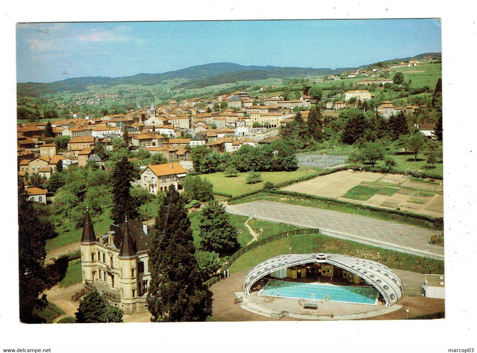 69 RHONE COURS LA VILLE Vue Générale Aérienne - Cours-la-Ville