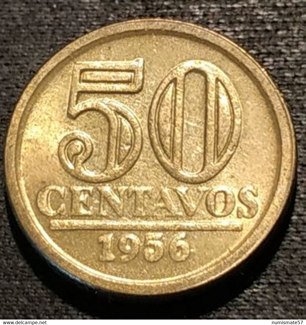 BRESIL - 50 CENTAVOS 1956 - KM 566 - Brasil - Brazil - Qualité - Brasil