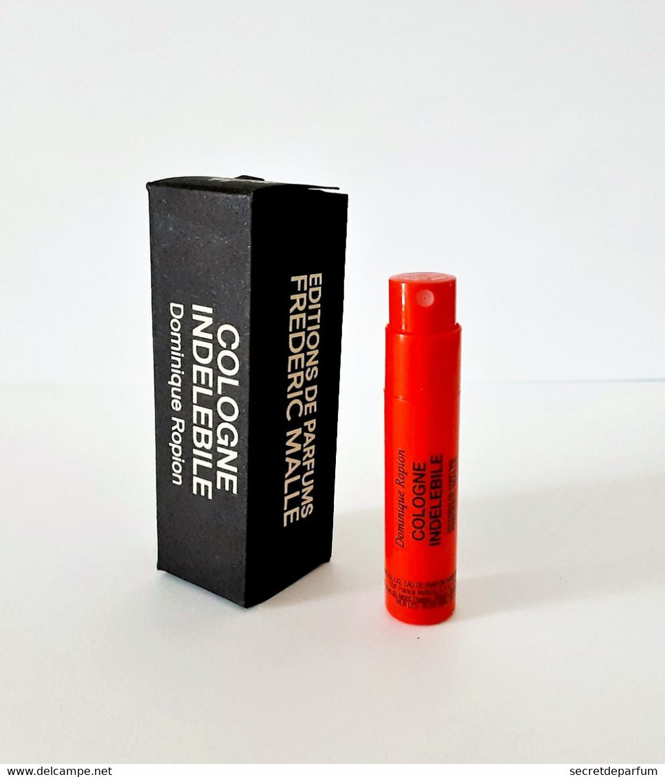 échantillons De Parfum   COLOGNE INDELEBILE  De DOMINQUE ROPION  EDP  Spray Tube 1.2 Ml - Muestras De Perfumes (testers)