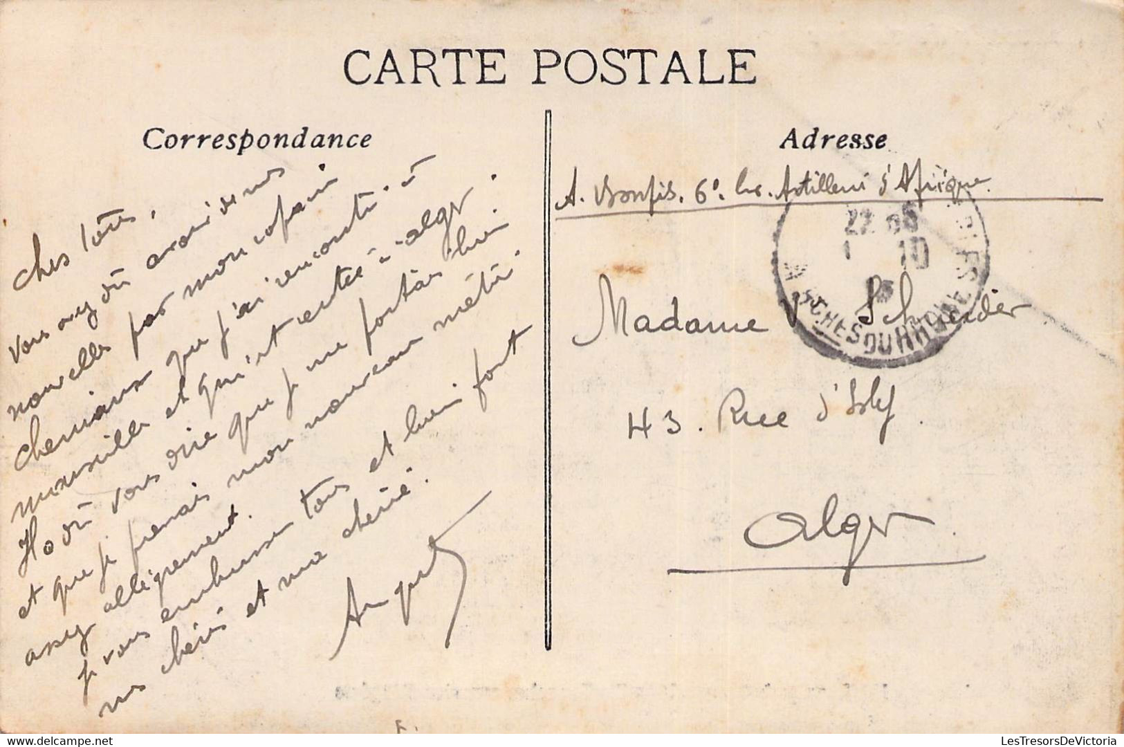 CPA - ISLY - PAQUEBOT POSTE DE LA CIE TOUACHE Courrier D'Algérie - Steamers