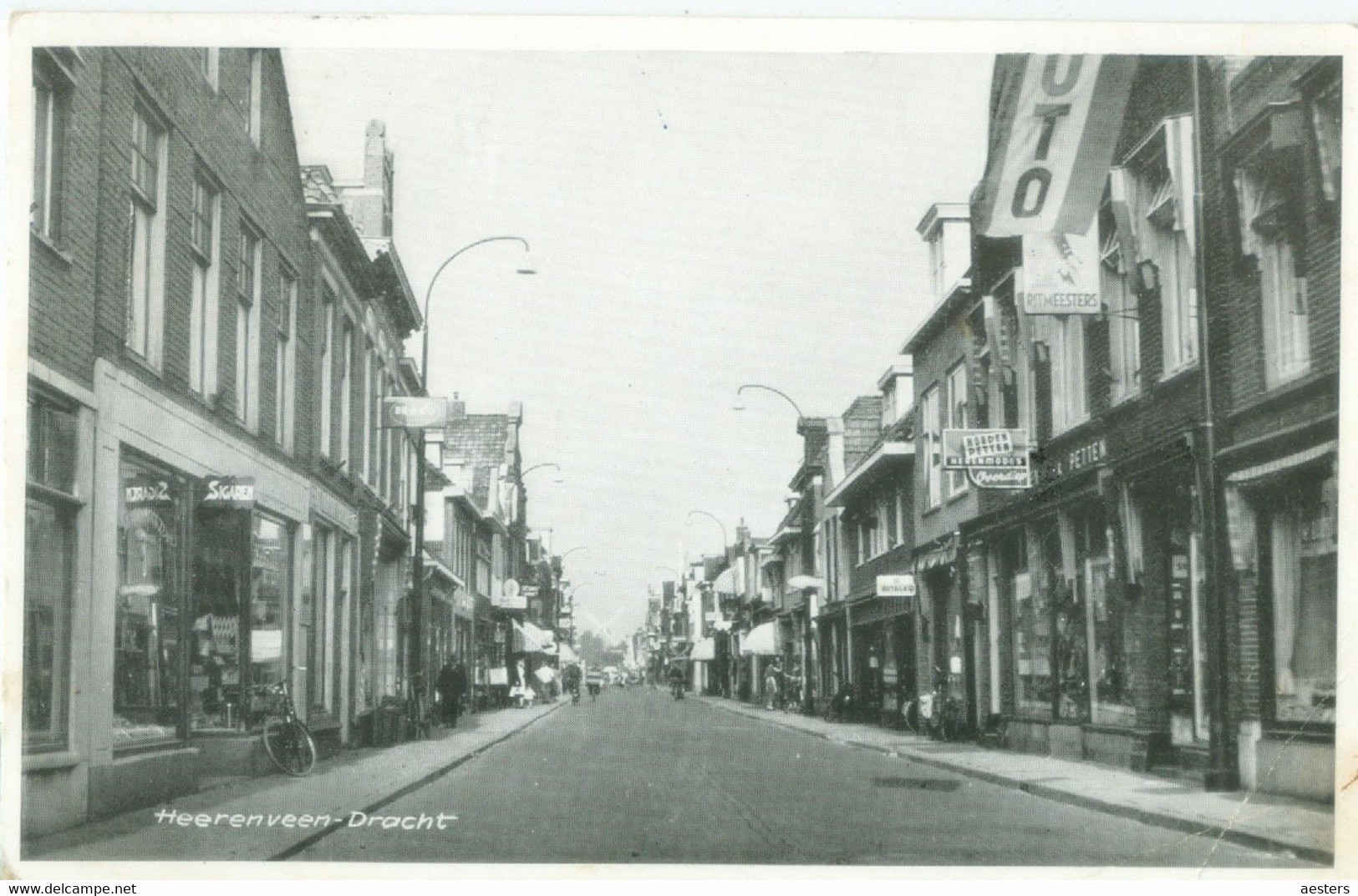 Heerenveen; Dracht (winkelstraat) - Gelopen. (Fa. Bruinsma) - Heerenveen