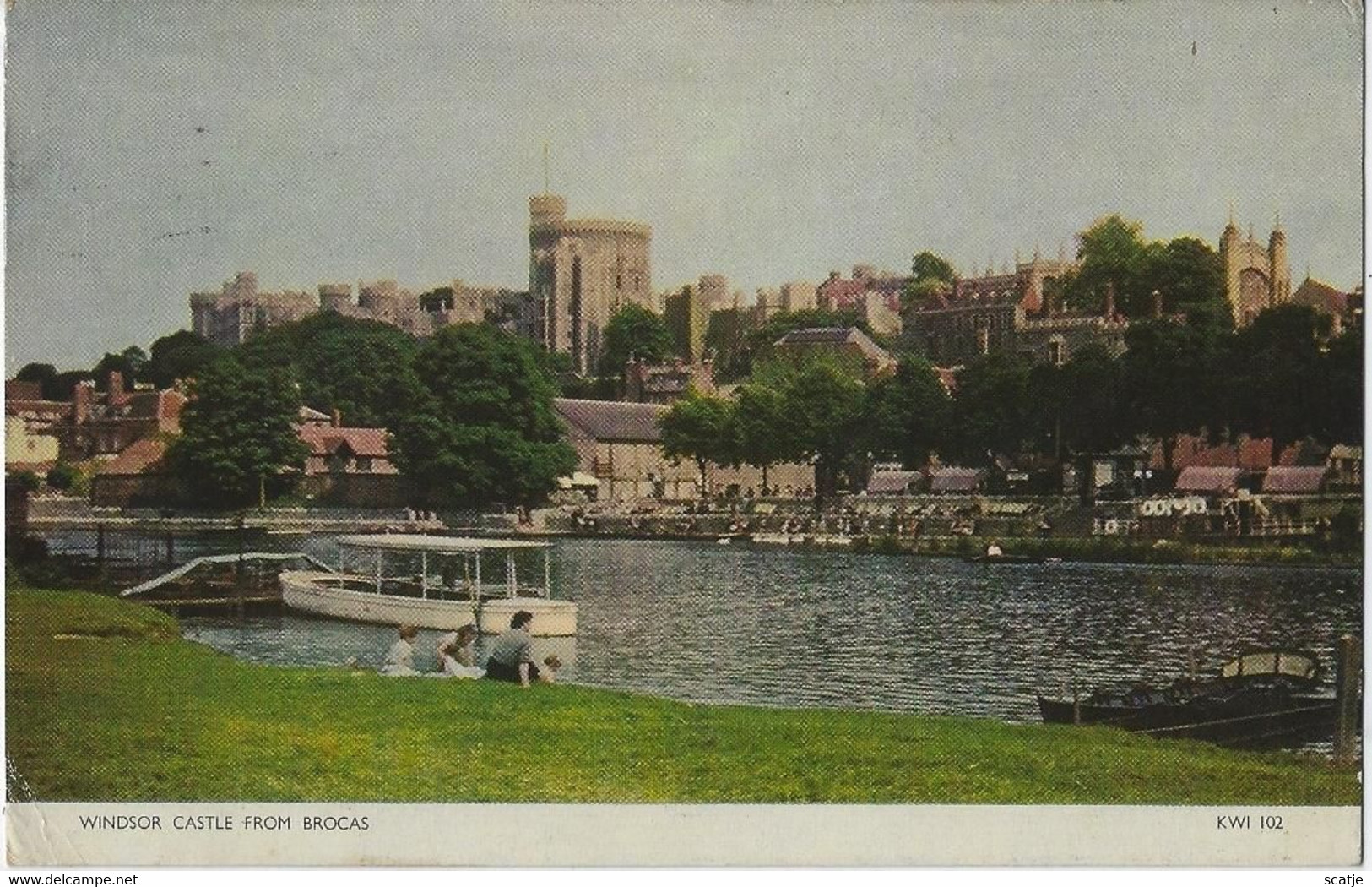 Windsor Castle From Brocas.    -   1952   Naar   Louvain - Windsor