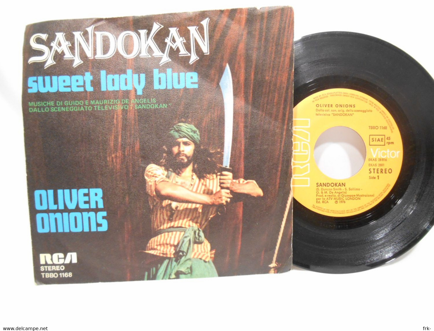 Sandokan Vinile 45g - 45 T - Maxi-Single