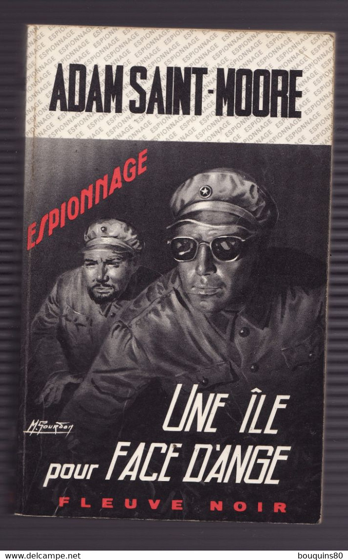 UNE ILE POUR FACE D'ANGE De ADAM SAINT-MOORE 1971 Espionnage N°874 Fleuve Noir - Fleuve Noir