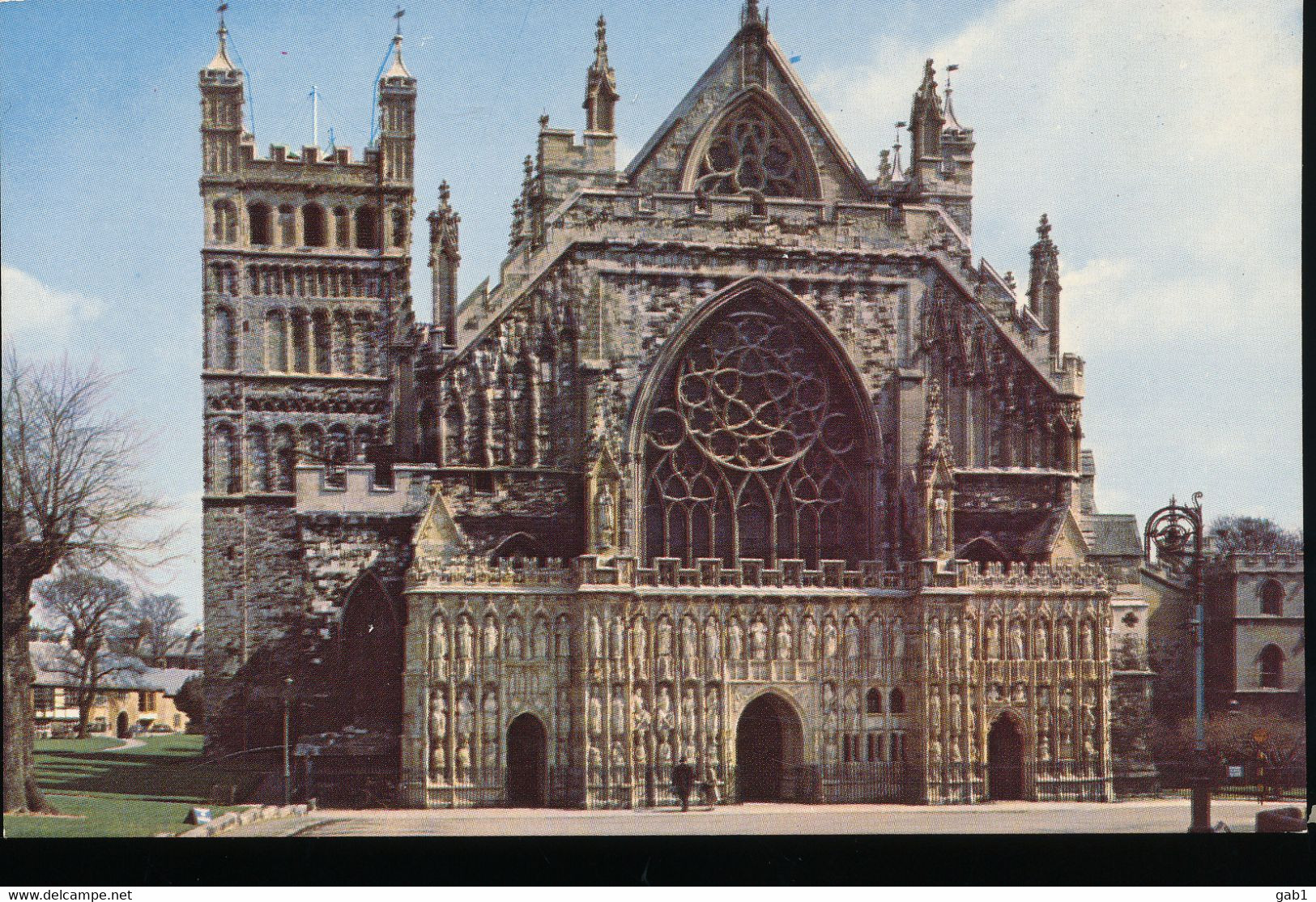 Angleterre --  West Front, Exeter Cathedral - Exeter