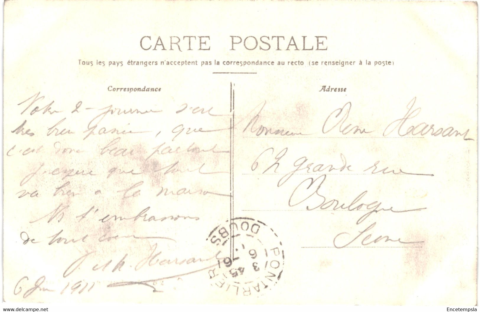 CPA-Carte Postale  France  Ouhans Source De La Loue  VM55409 - Pontarlier