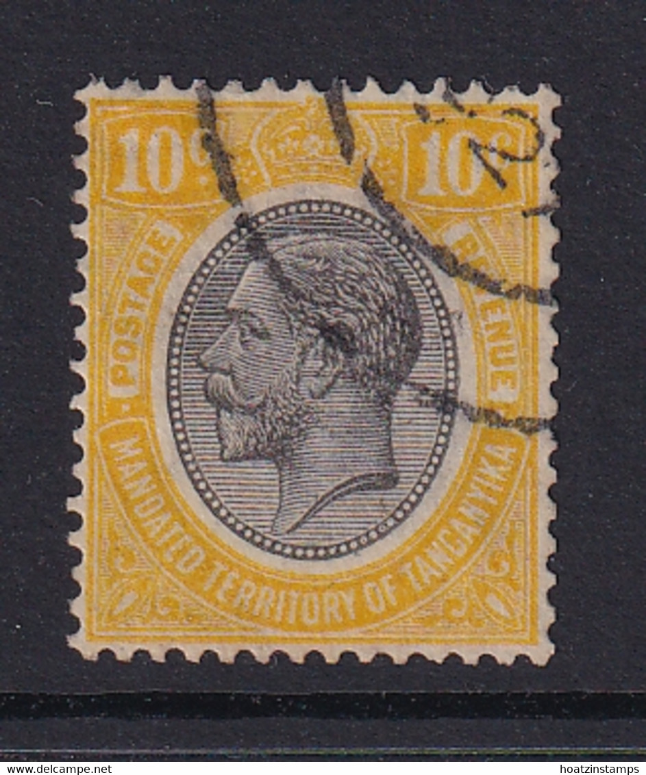 Tanganyika: 1927/31   KGV    SG94     10c    Used - Tanganyika (...-1932)