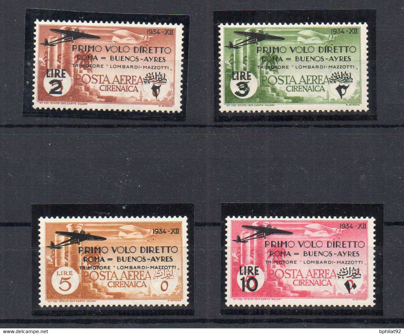 !!! ITALIE, CIRENAICA, SERIE PA N°20/23 NEUVE * - Cirenaica