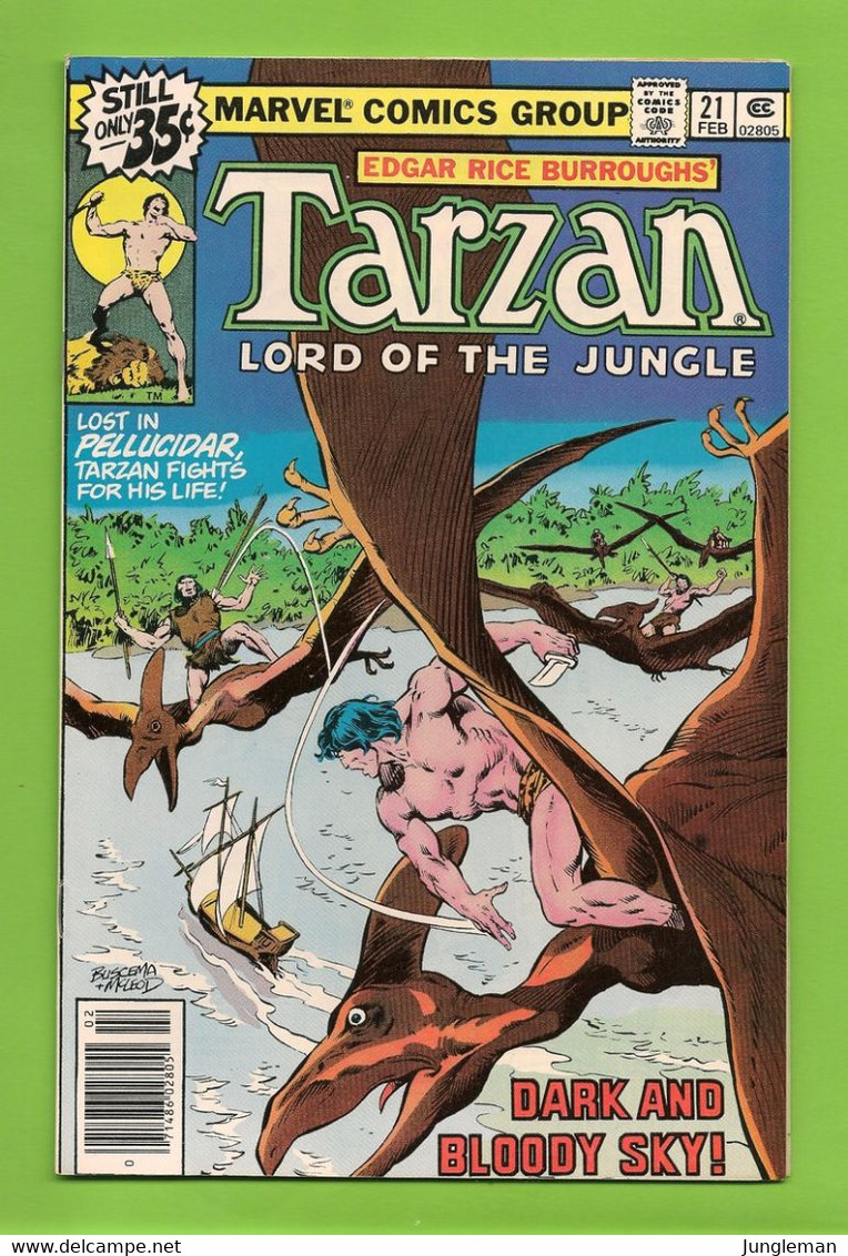 Tarzan # 21 - Marvel Comics - In English - February 1979 - Sal Buscema - TBE / Neuf - Marvel