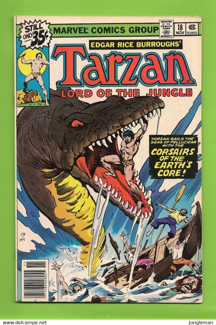 Tarzan # 18 - Marvel Comics - In English - November 1978 - John Buscema - TBE / Neuf - Marvel