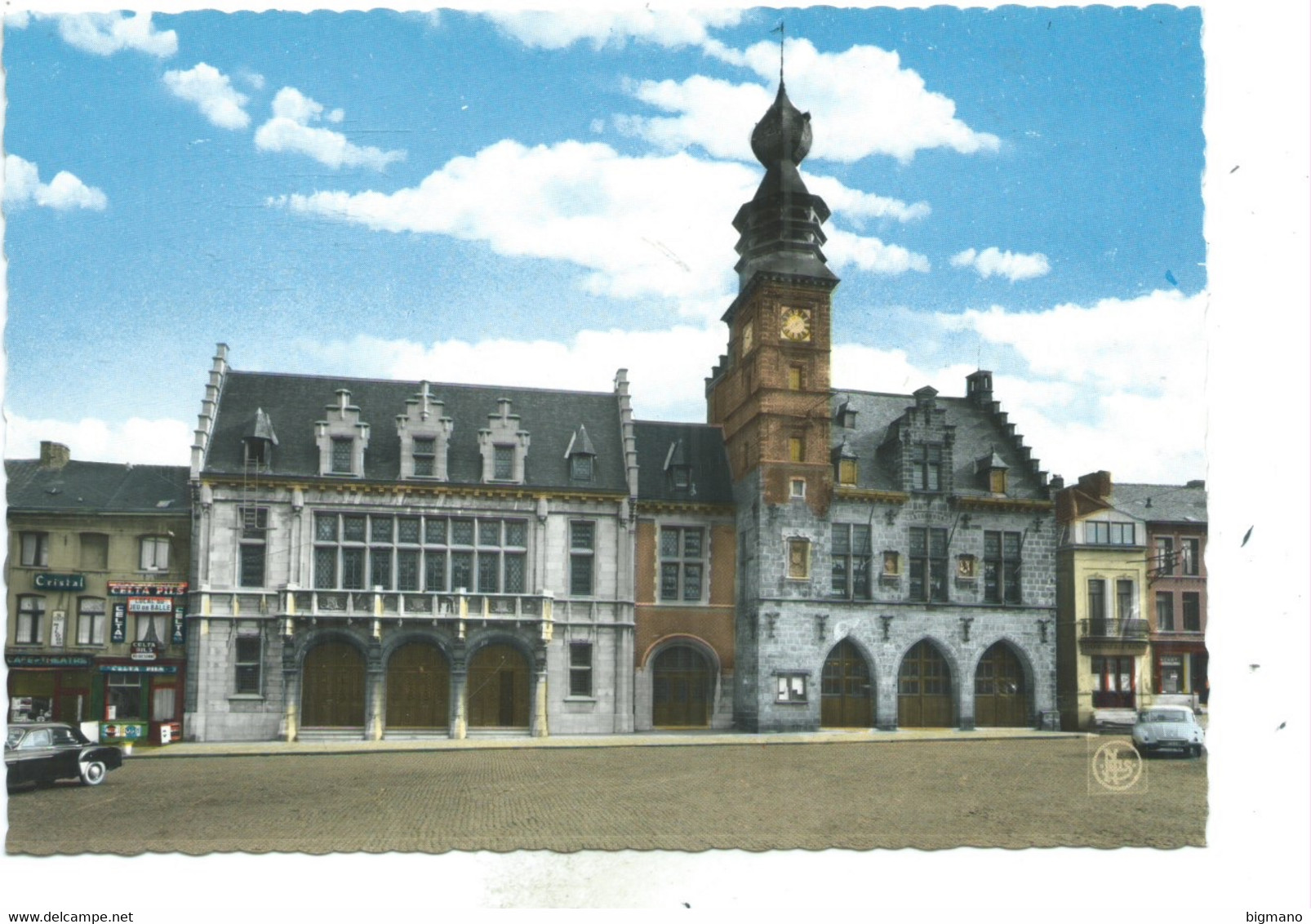 Lot De 5 Cartes Binche Gare - Hôtel De Ville -Remparts - Collégiale - Binche