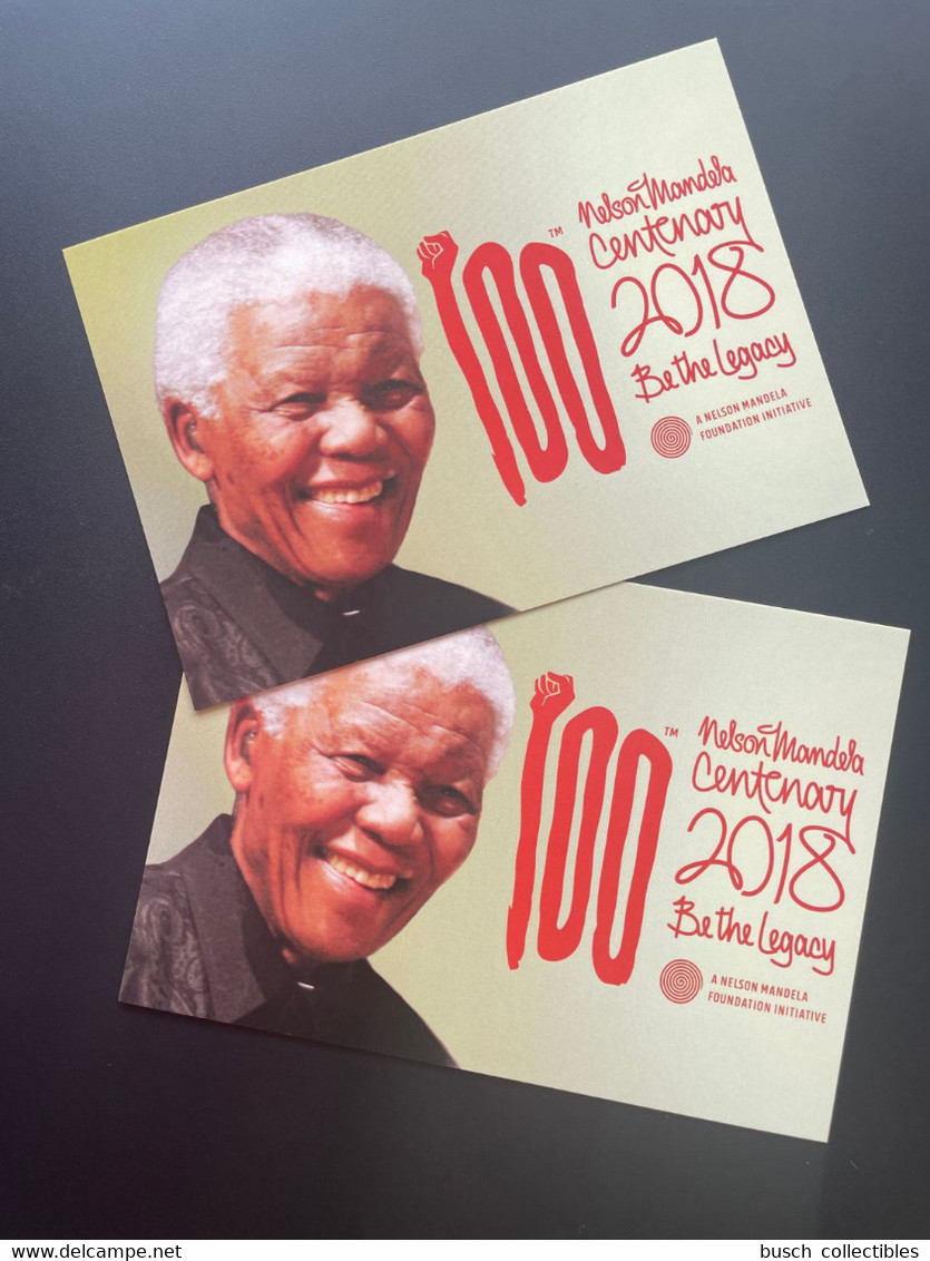 Centrafrique 2018 Mi. ? Stationery Entier Ganzsache Joint Issue PAN African Postal Union Nelson Mandela Madiba - Emissions Communes