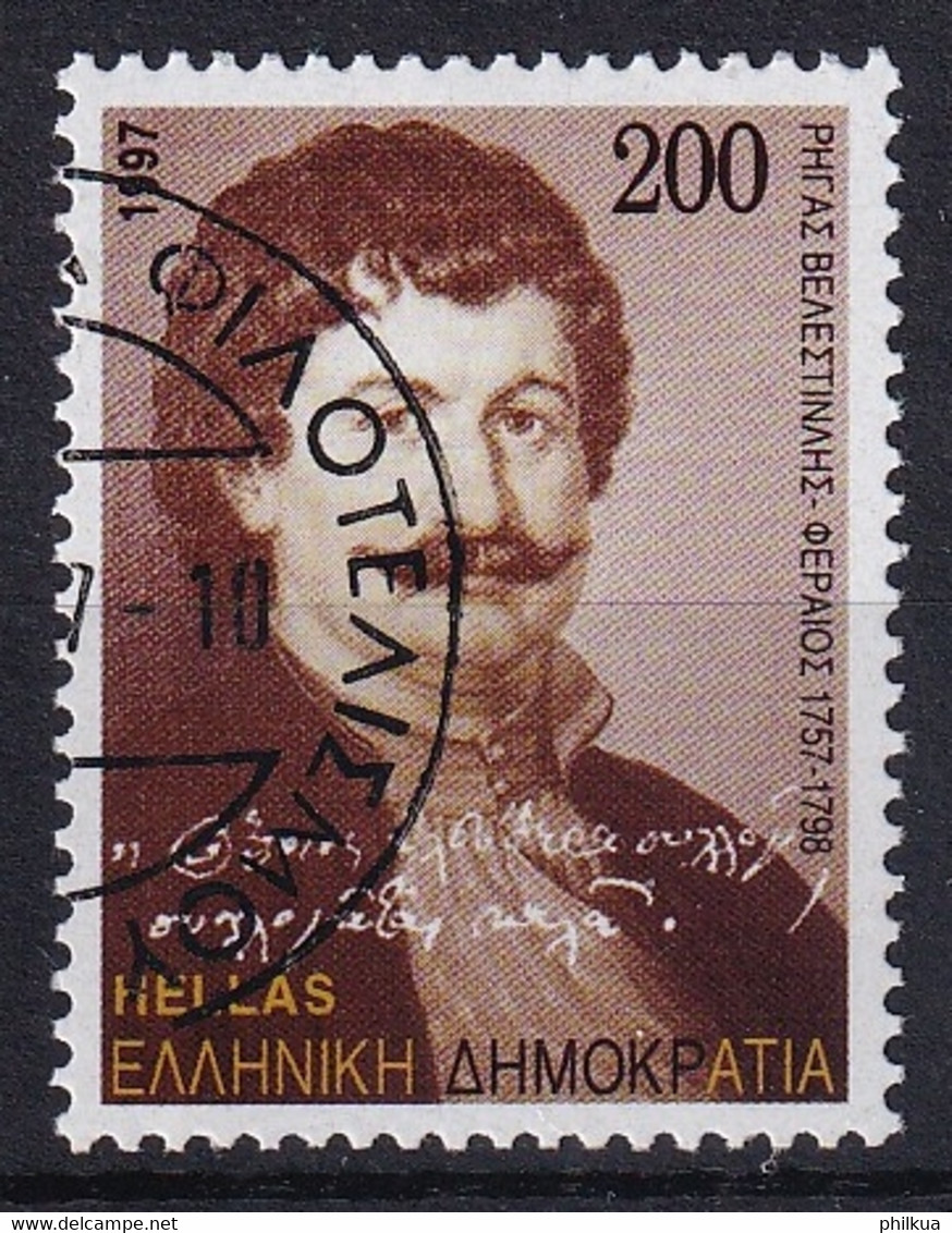 MiNr. 1959 Griechenland 1997 - Rigas Velestinlis-Feraios (1757–1798), Schriftsteller - Ecrivains