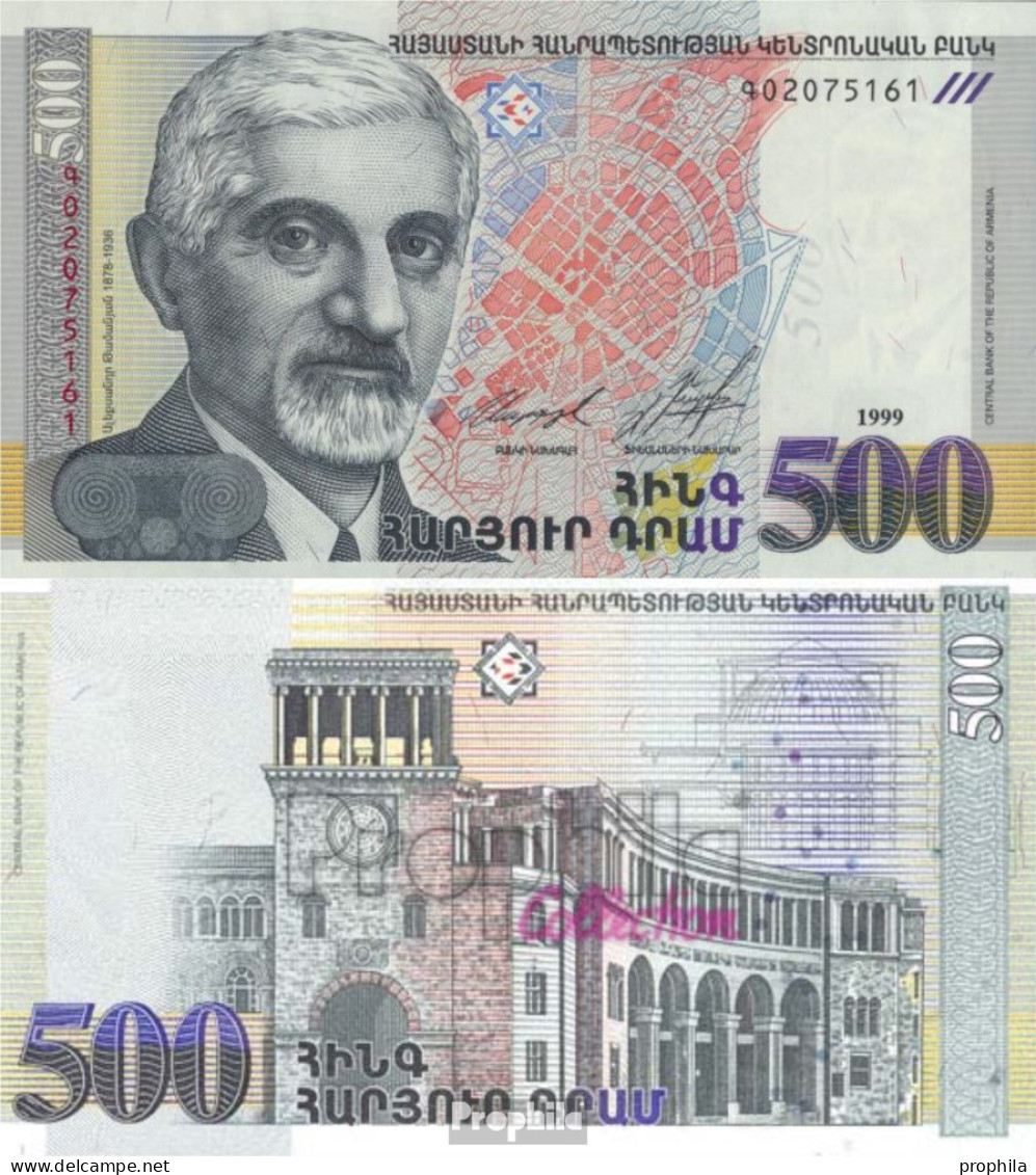 Armenien Pick-Nr: 44 Bankfrisch 1999 500 Dram - Armenien