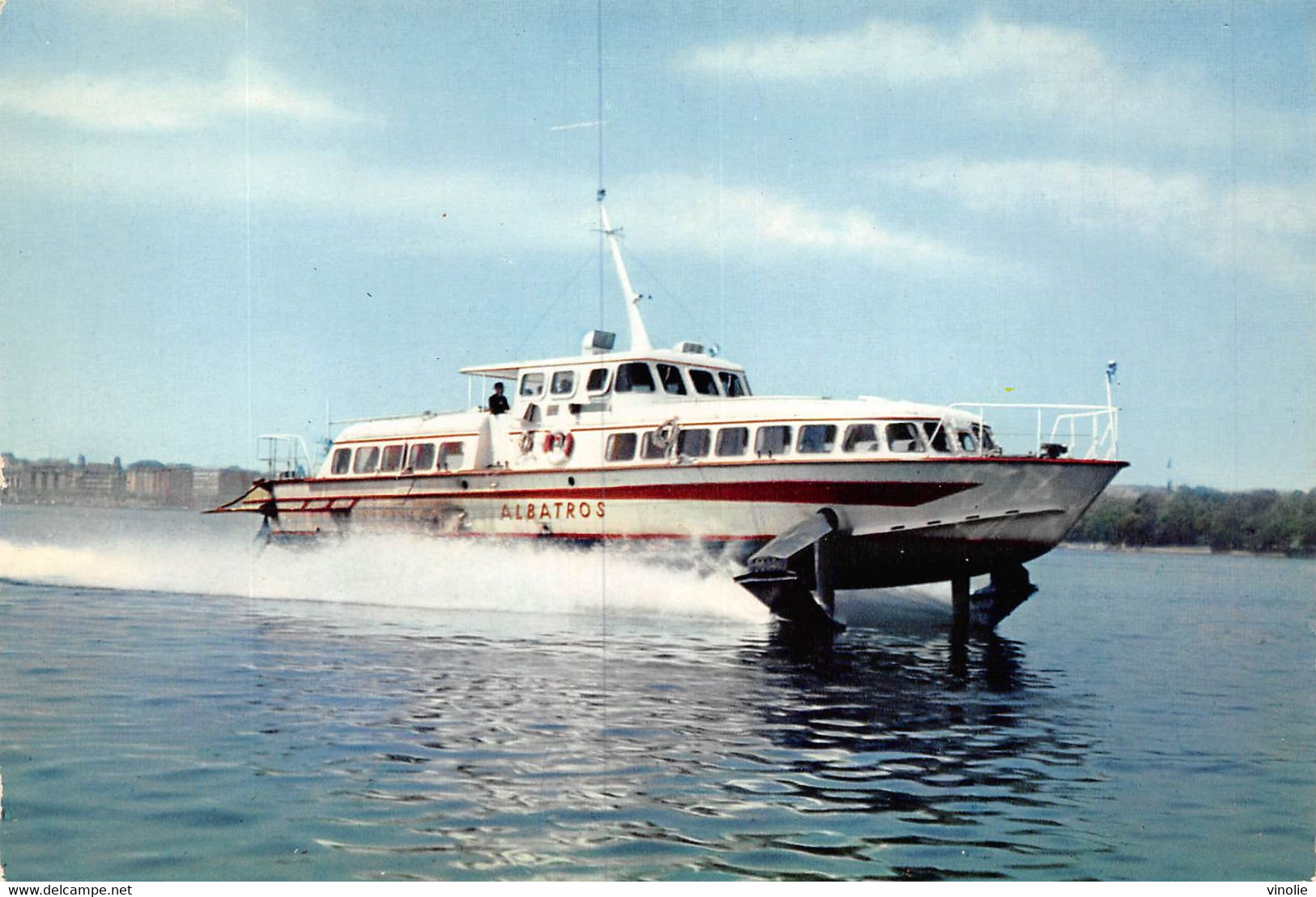 MO-22-728 : AEROGLISSEUR. L'ALBATROS. LAC LEMAN - Hovercrafts