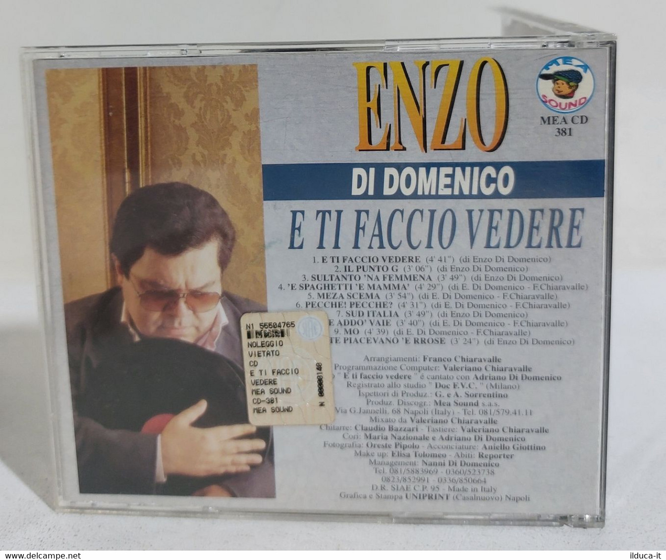 I107955 CD - ENZO DI DOMENICO - E Ti Faccio Vedere - MEA Sound 1995 - Other - Italian Music