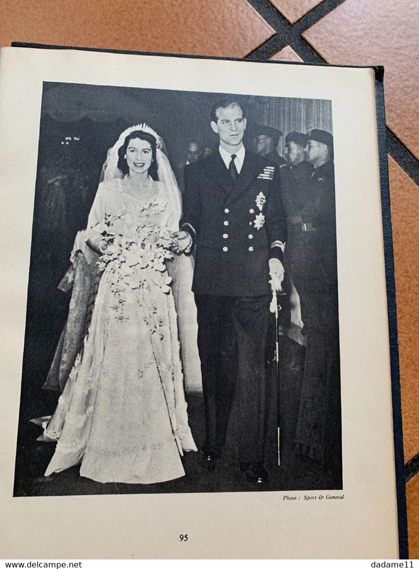 Livre Elisabeth II mariage 1947 Royal Wedding