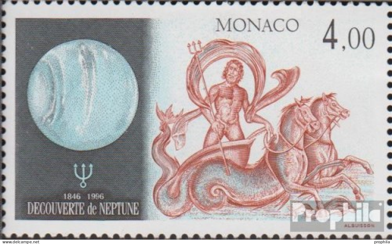 Monaco 2317 (kompl.Ausg.) Postfrisch 1996 Planet Neptun - Neufs