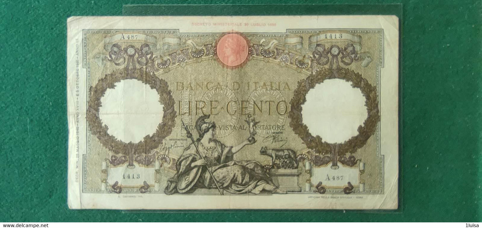 Italia 100 Lire 25/5/1940 - 100 Lire