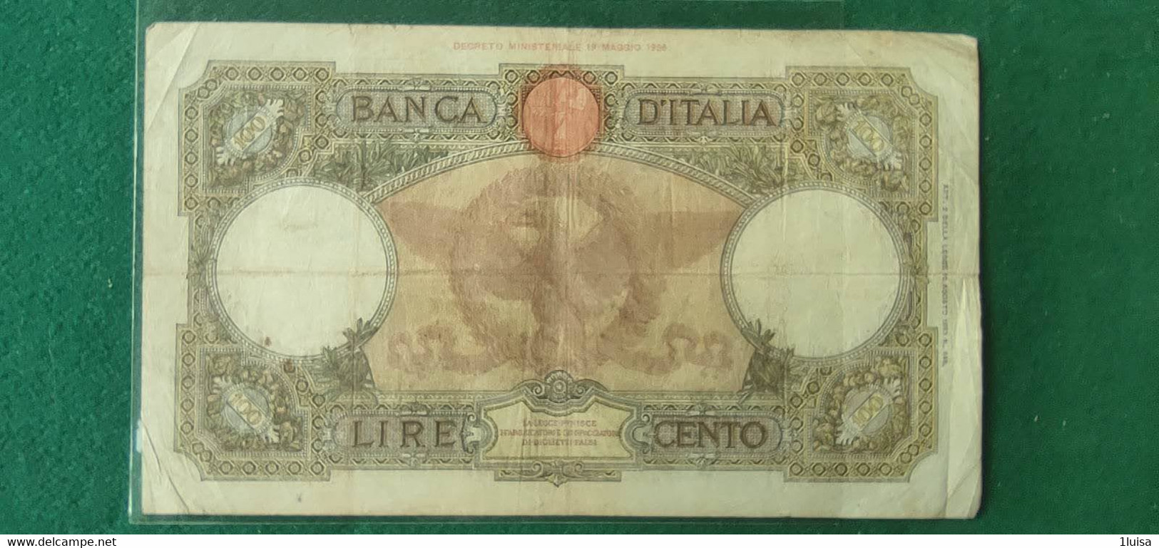 Italia 100 Lire 25/5/1940 - 100 Lire