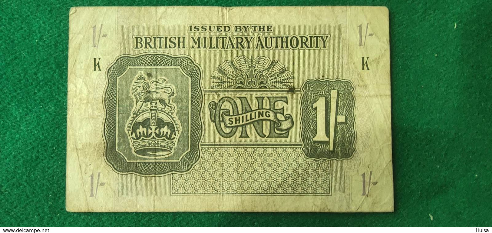 Italia 1 Shilling British Military Autority - Autres & Non Classés