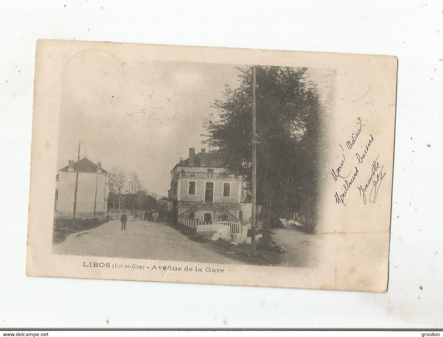 LIBOS (LOT ET GARONNE) AVENUE DE LA GARE 1903 - Libos