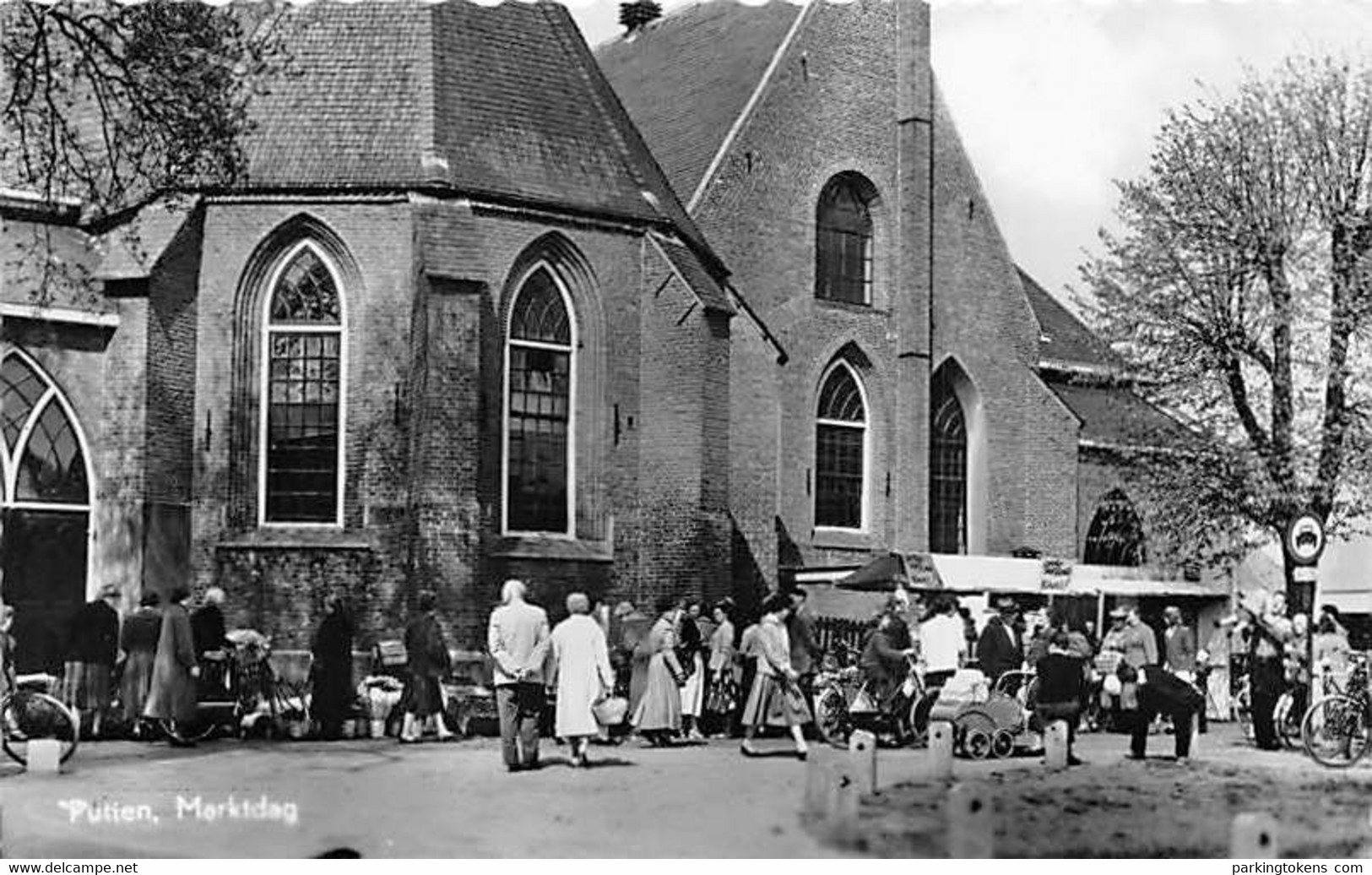 E402 - Putten Kerk - Marktdag - Volk - Uitg Sonnenberg - - Putten