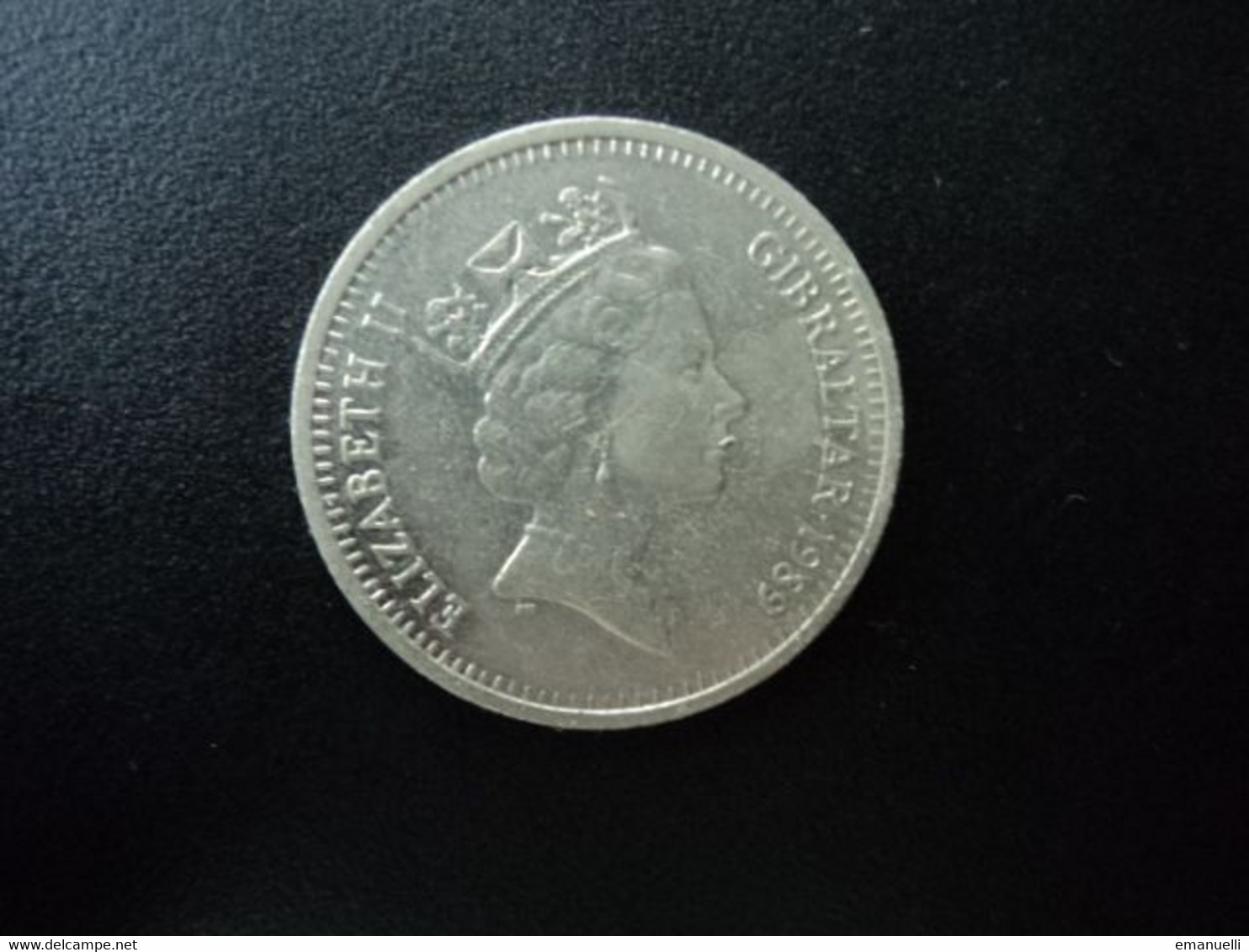 GIBRALTAR : 10 PENCE   1989 AA    KM 23.1      SUP * - Gibraltar