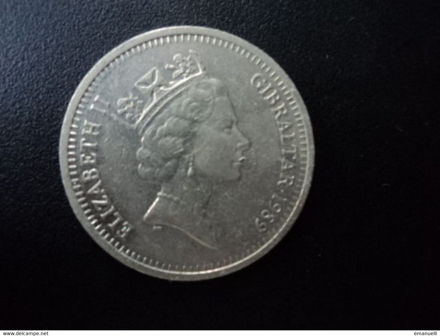 GIBRALTAR : 10 PENCE   1989 AA    KM 23.1      SUP * - Gibraltar