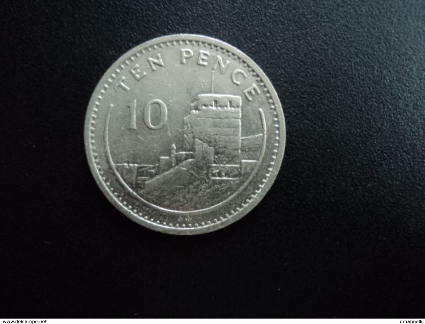 GIBRALTAR : 10 PENCE   1989 AA    KM 23.1      SUP * - Gibraltar