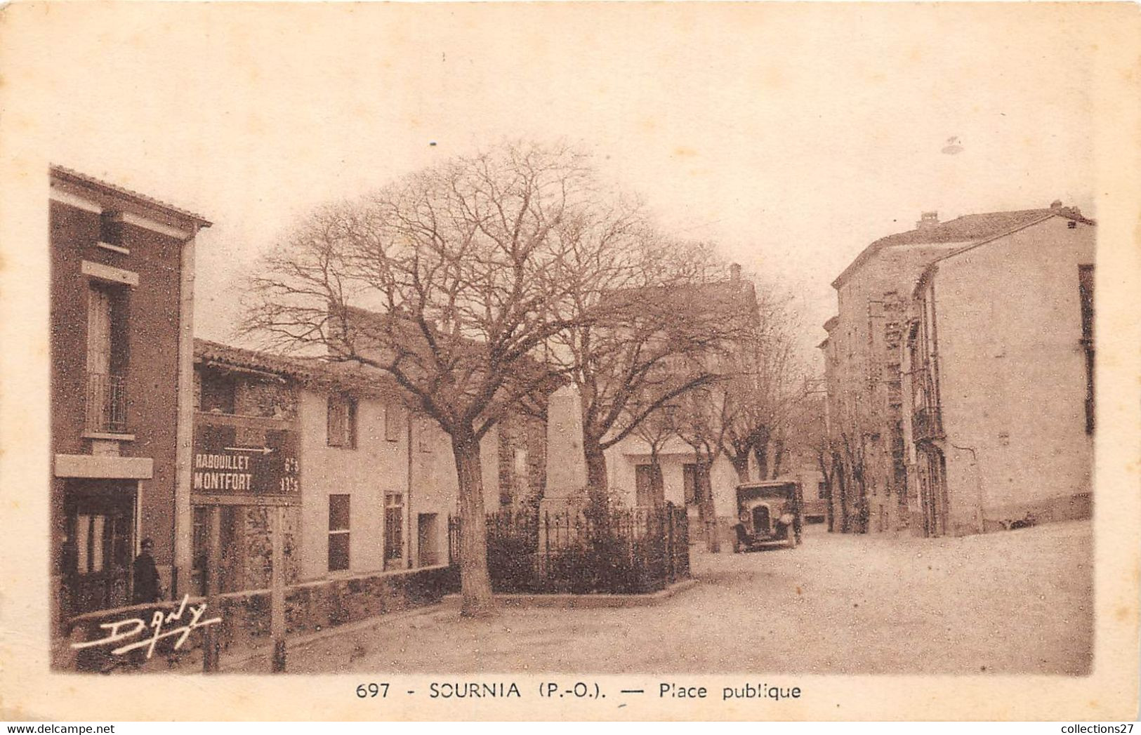 66-SOURNIA- PLACE PUBLIQUE - Sournia