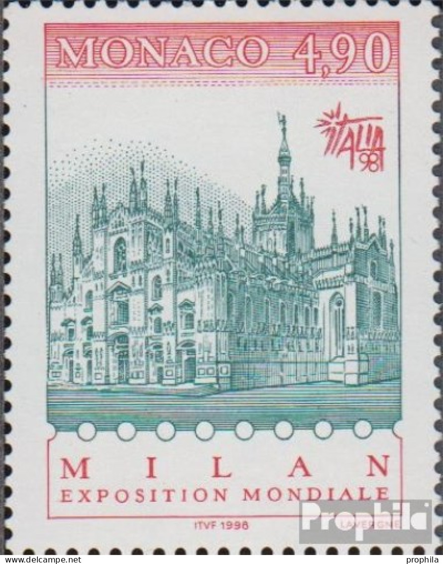 Monaco 2427 (kompl.Ausg.) Postfrisch 1998 Briefmarkenausstellung - Neufs