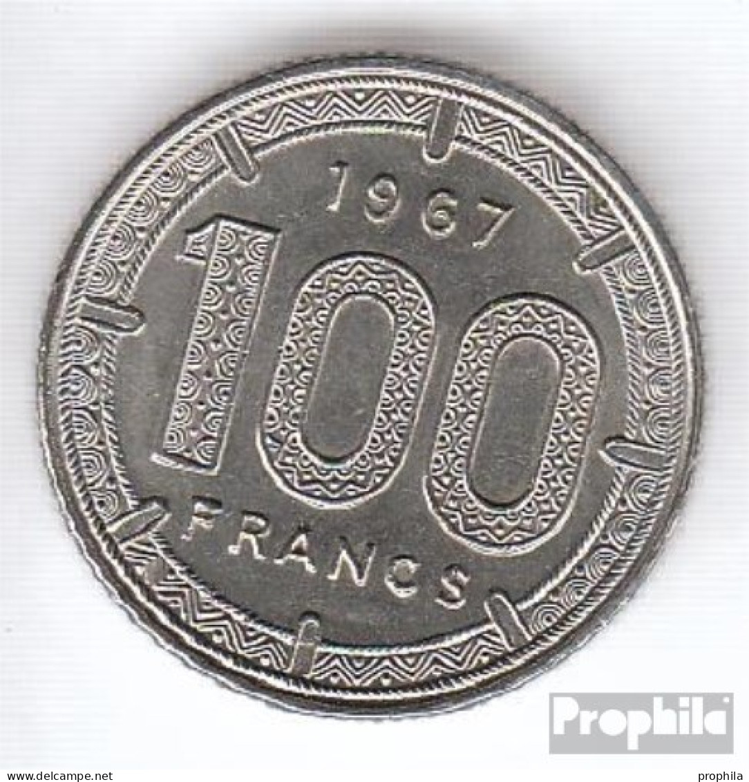 Kamerun KM-Nr. : 14 1967 Vorzüglich Nickel Vorzüglich 1967 100 Francs Antilopen - Cameroun