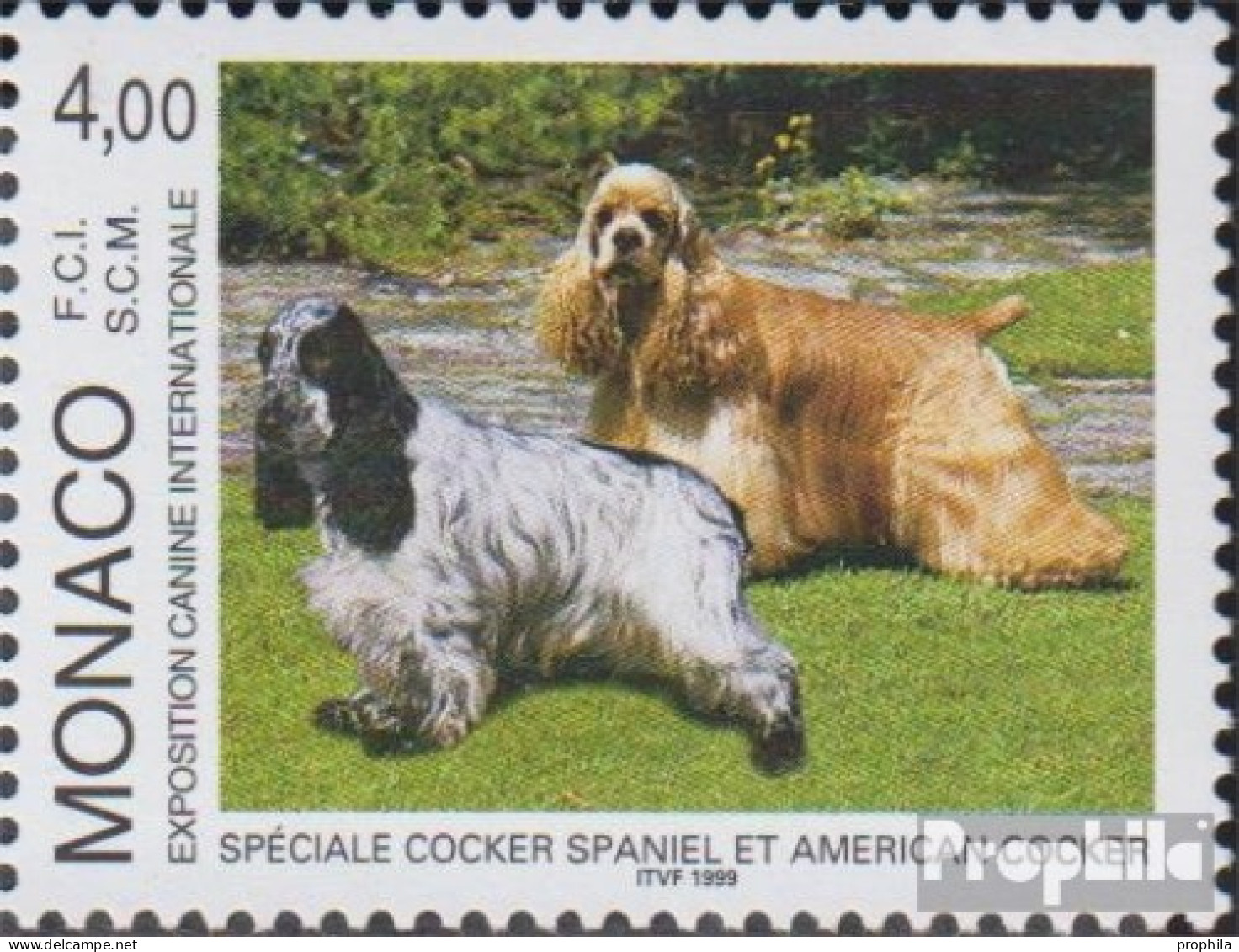 Monaco 2437 (kompl.Ausg.) Postfrisch 1999 Hundeausstellung - Neufs