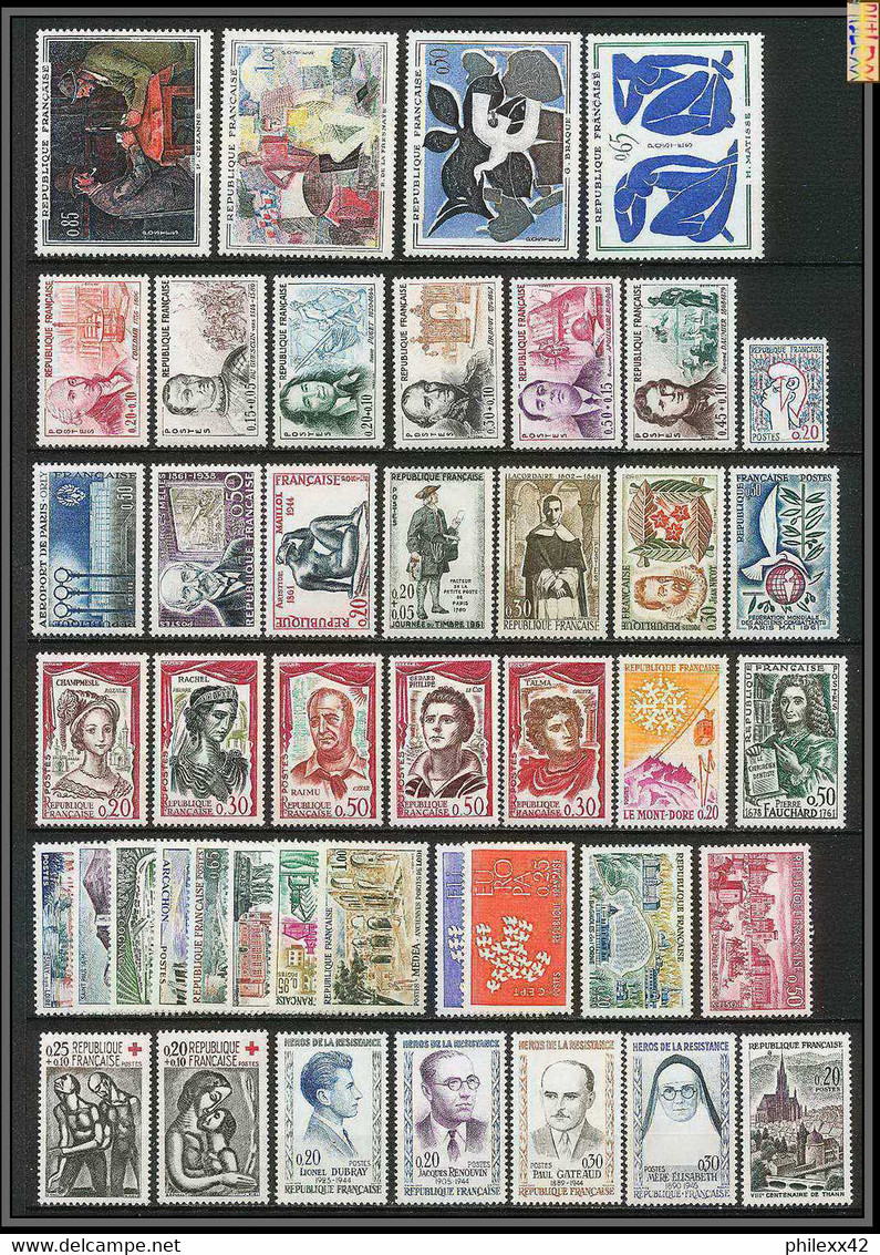 Départ 1 EURO - FRANCE COMPLET 1960 / 1969 NEUF ** A SAISIR COTE 388 EUROS VOIR SCANS - ....-1939