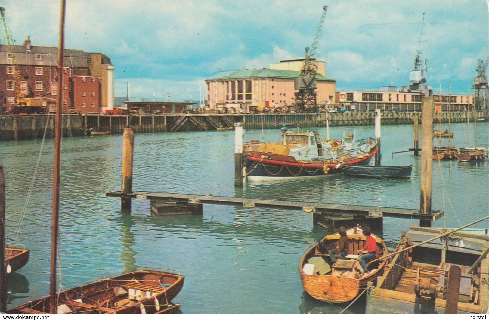 UK -Weymouth - The Harbour And New Pavilion - Tugs - Stamp - Weymouth