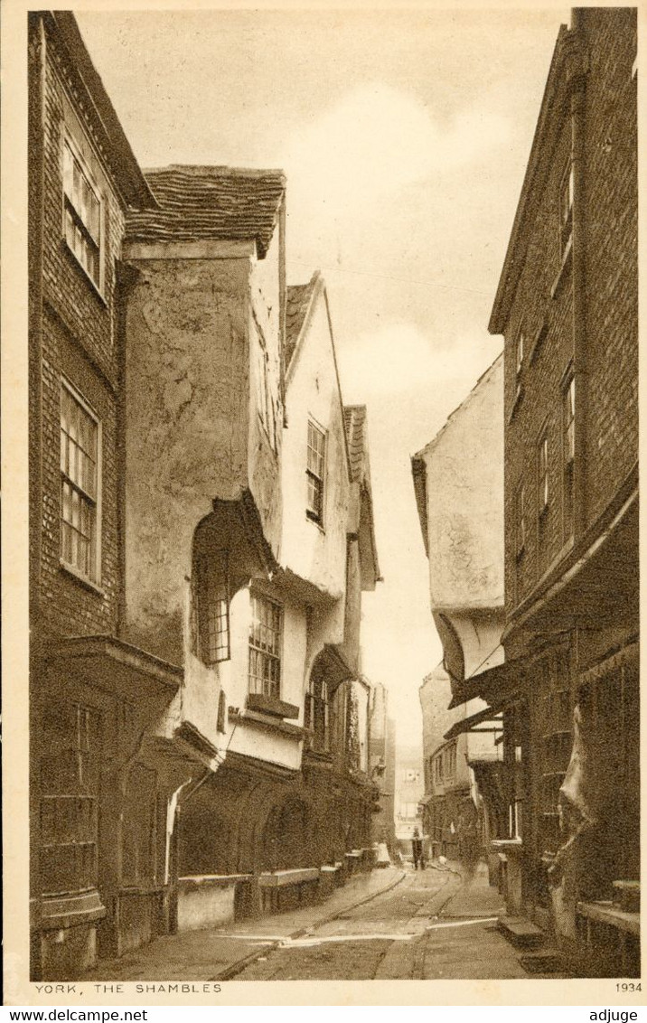 APC - YORK - THE SHAMBLES - Ref 1934_ 2 SCANN*** - York