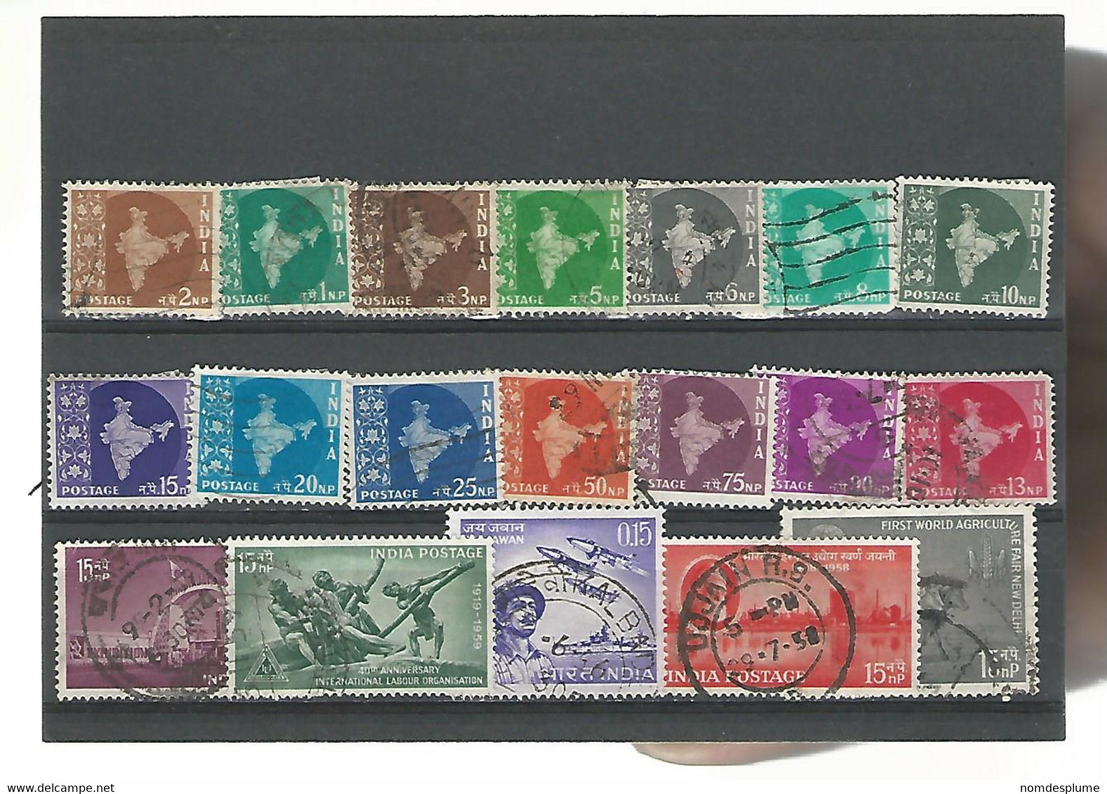 56164 ) Collection India Postmark - Verzamelingen & Reeksen