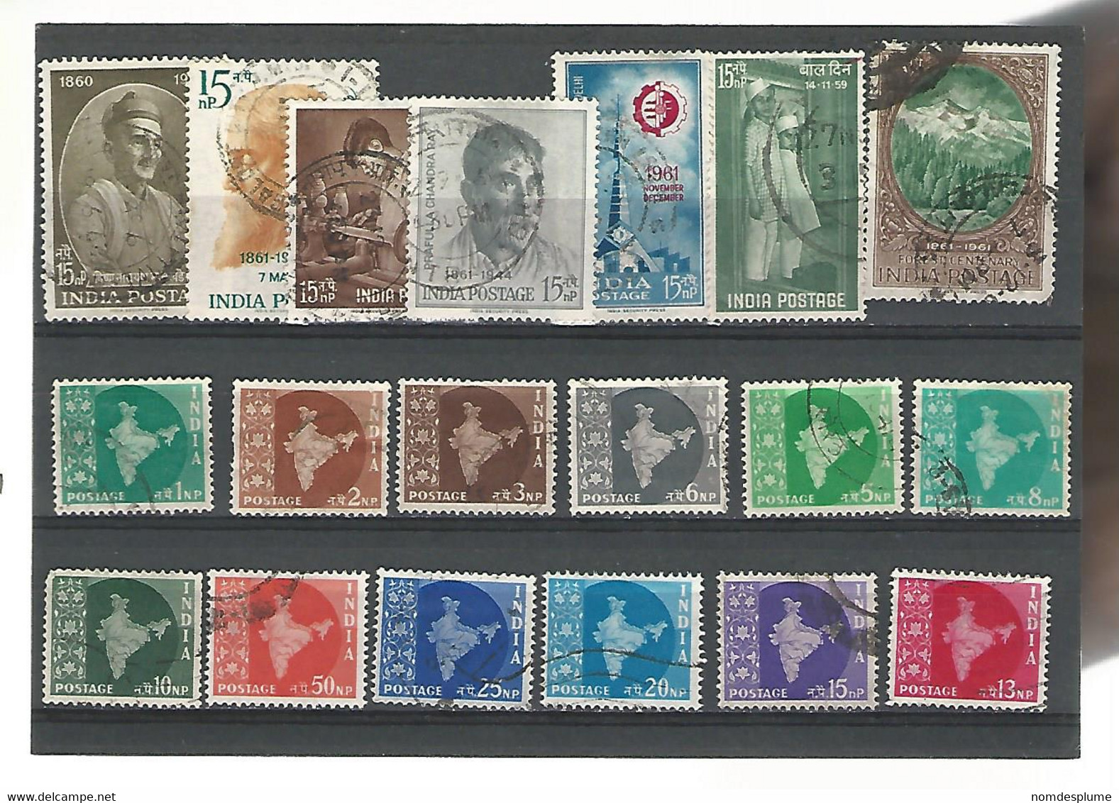 56169 ) Collection India Postmark - Colecciones & Series