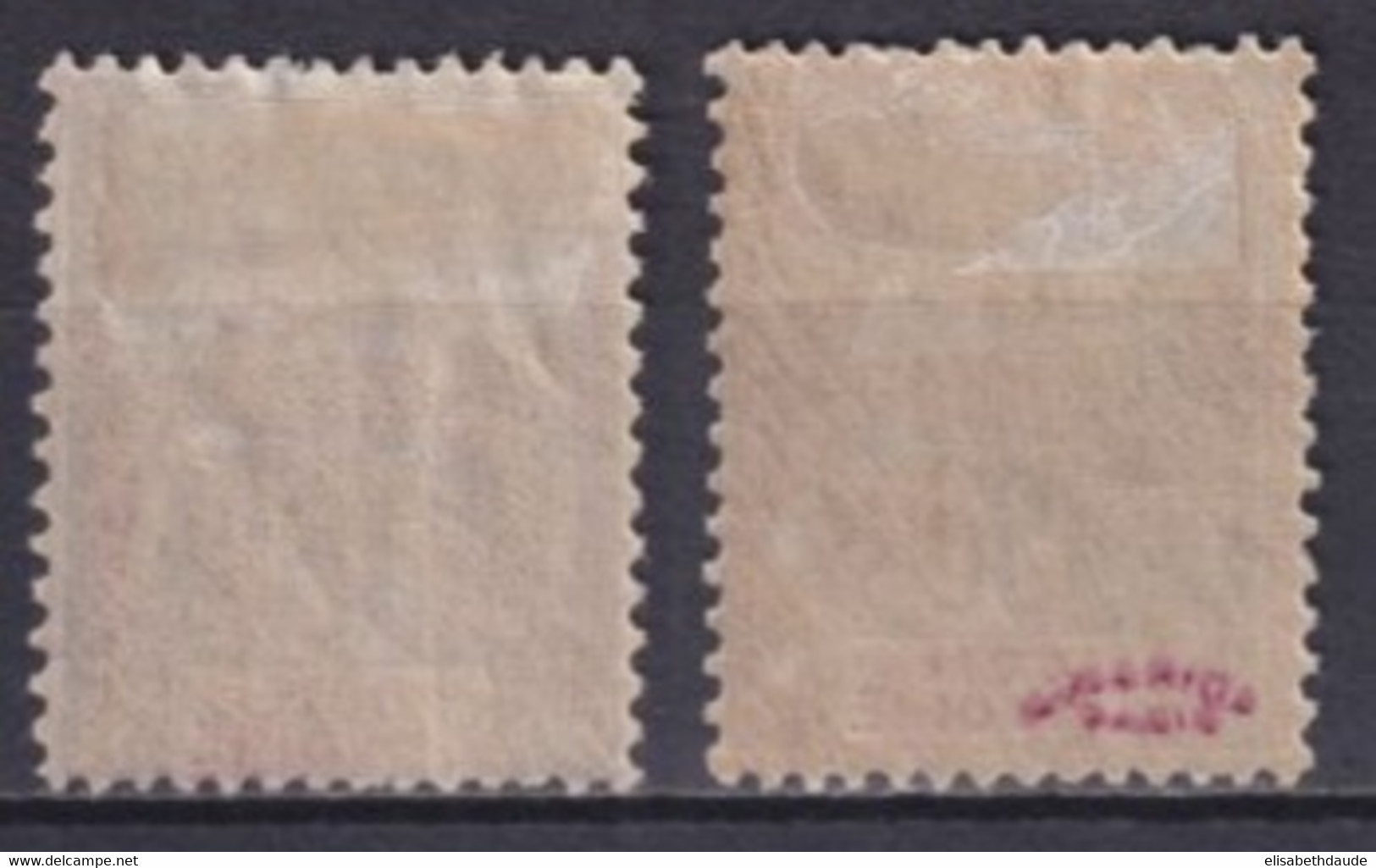 COTE D'IVOIRE - 1900 - GROUPE - YVERT N° 15+17 * MH  - COTE = 78 EUR. - - Unused Stamps